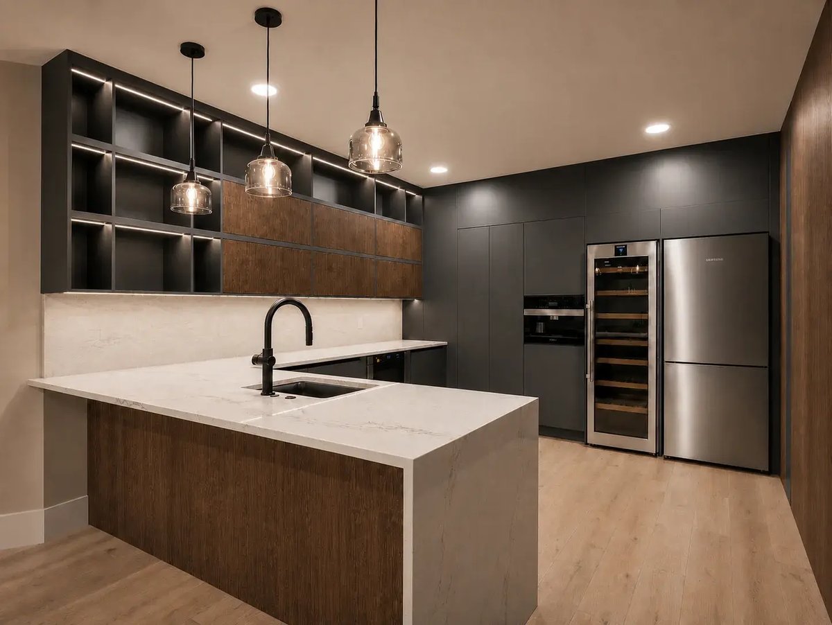 chinquapin-basement-remodel-wet-bar-backlit-open-shelving