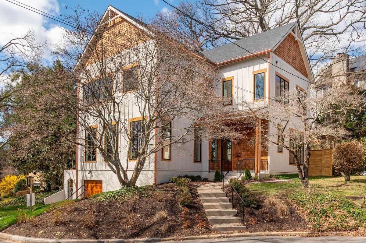 exterior renovation in washington dc neighborhood