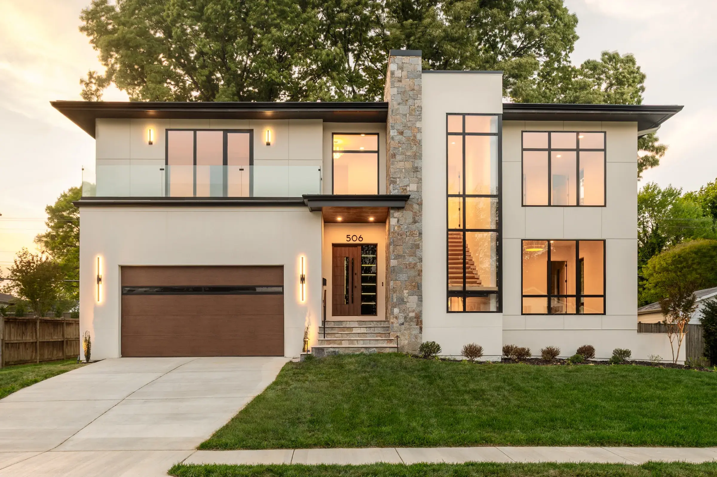 506-stephen-circle-modern-home-front-exterior-twilight